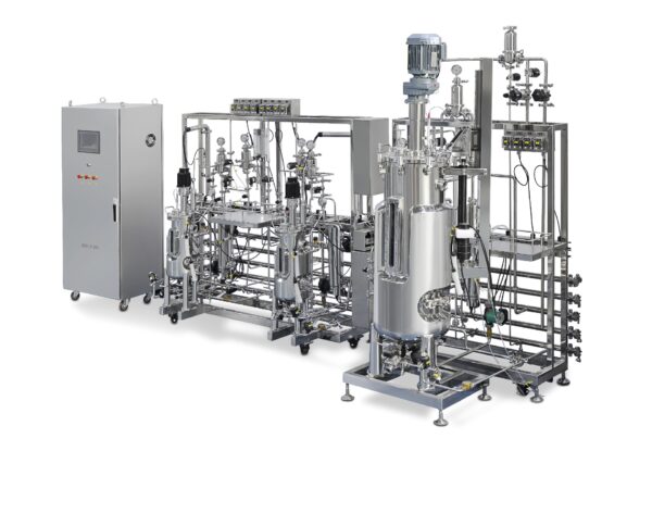 Three-stage multi-stage fermenterbioreactor 10L-50L-100L