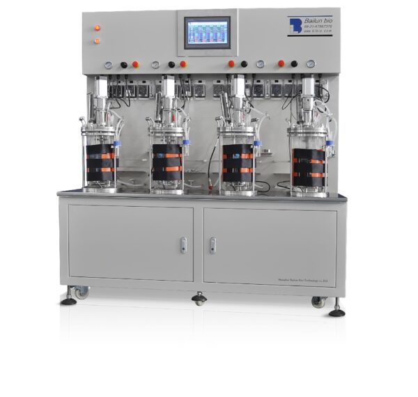 5L Four-stage Single-wall Glass Bioreactor BLBIO-5GJG-4