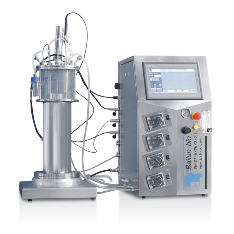 5L airlift glass cel culture fermenter BLBIO-5GQA