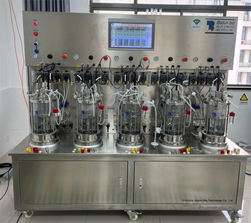 5L parallel glass bioreactor